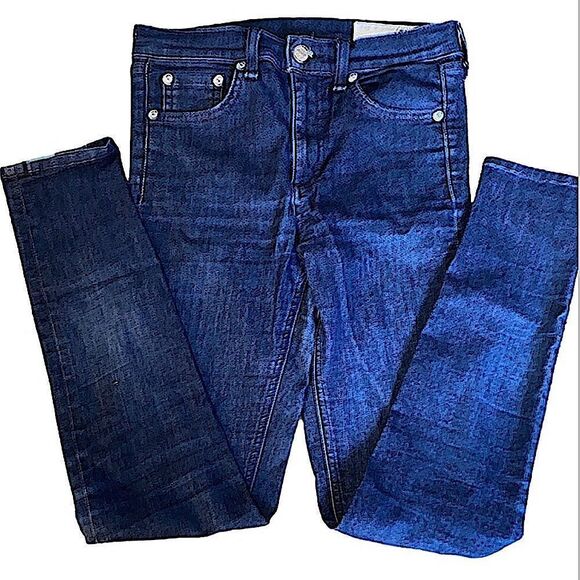 Rag and bone stretch skinny jeans, slightly higher, waisted, 10 inch rise,  25” - Picture 1 of 10